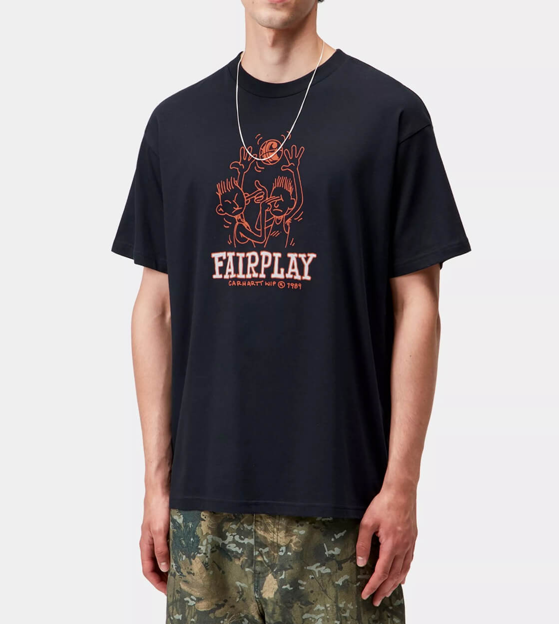 Carhartt WIP T-Shirt Fairplay bue dark navy