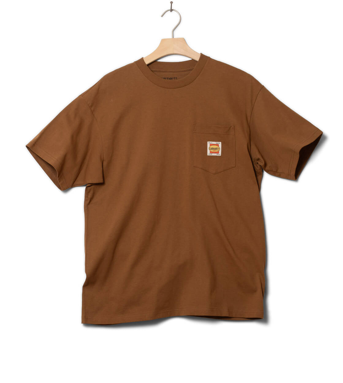 Carhartt WIP T-Shirt Field Pocket brown hamilton