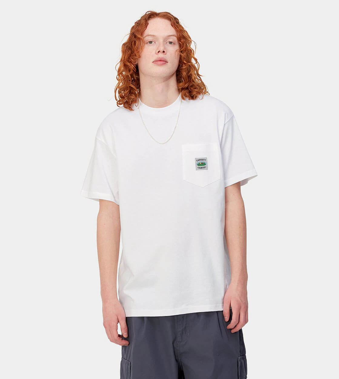 Carhartt WIP T-Shirt Field Pocket white