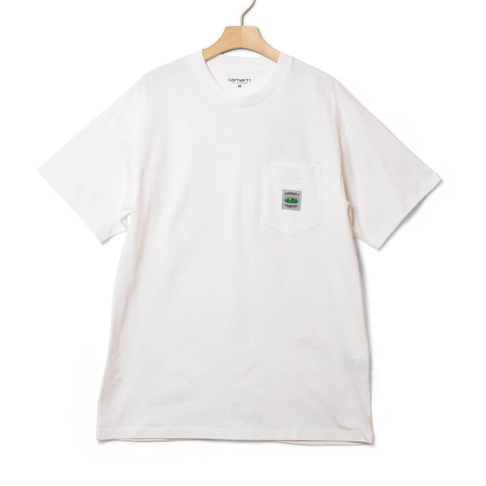 Carhartt WIP T-Shirt Field Pocket white