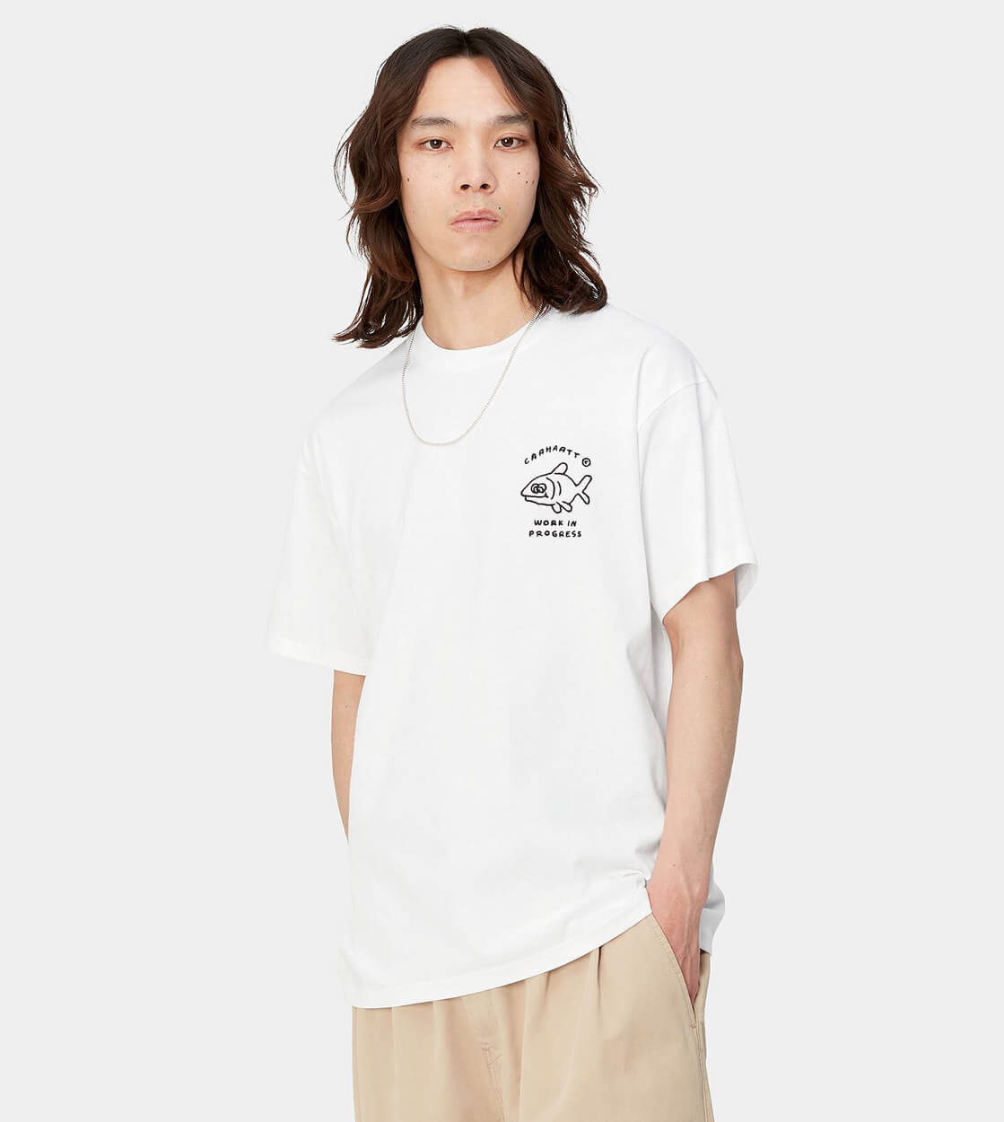 Carhartt WIP T-Shirt Icons white/black