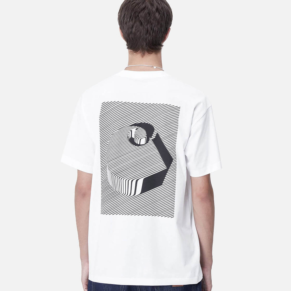 Carhartt WIP T-Shirt Jalou C white/black