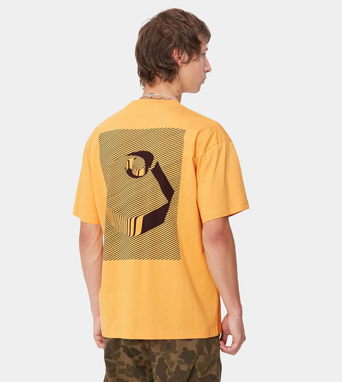 Carhartt WIP T-Shirt Jalou C yellow winter/spice black