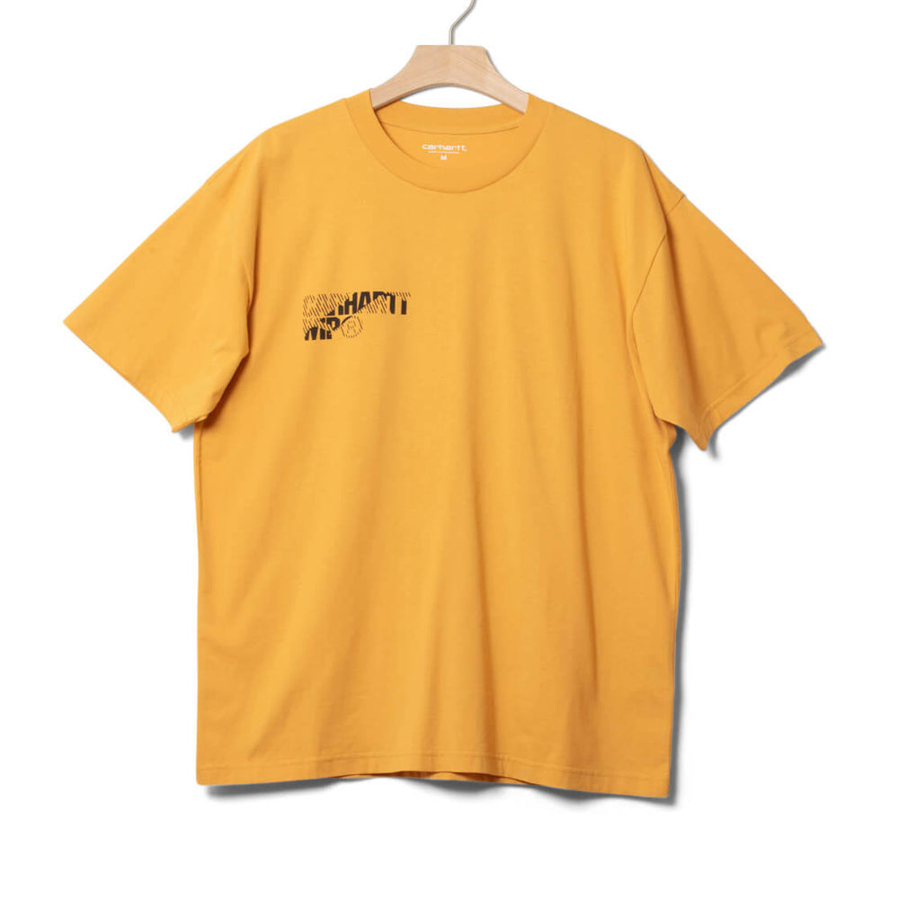 Carhartt WIP T-Shirt Jalou C yellow winter/spice black