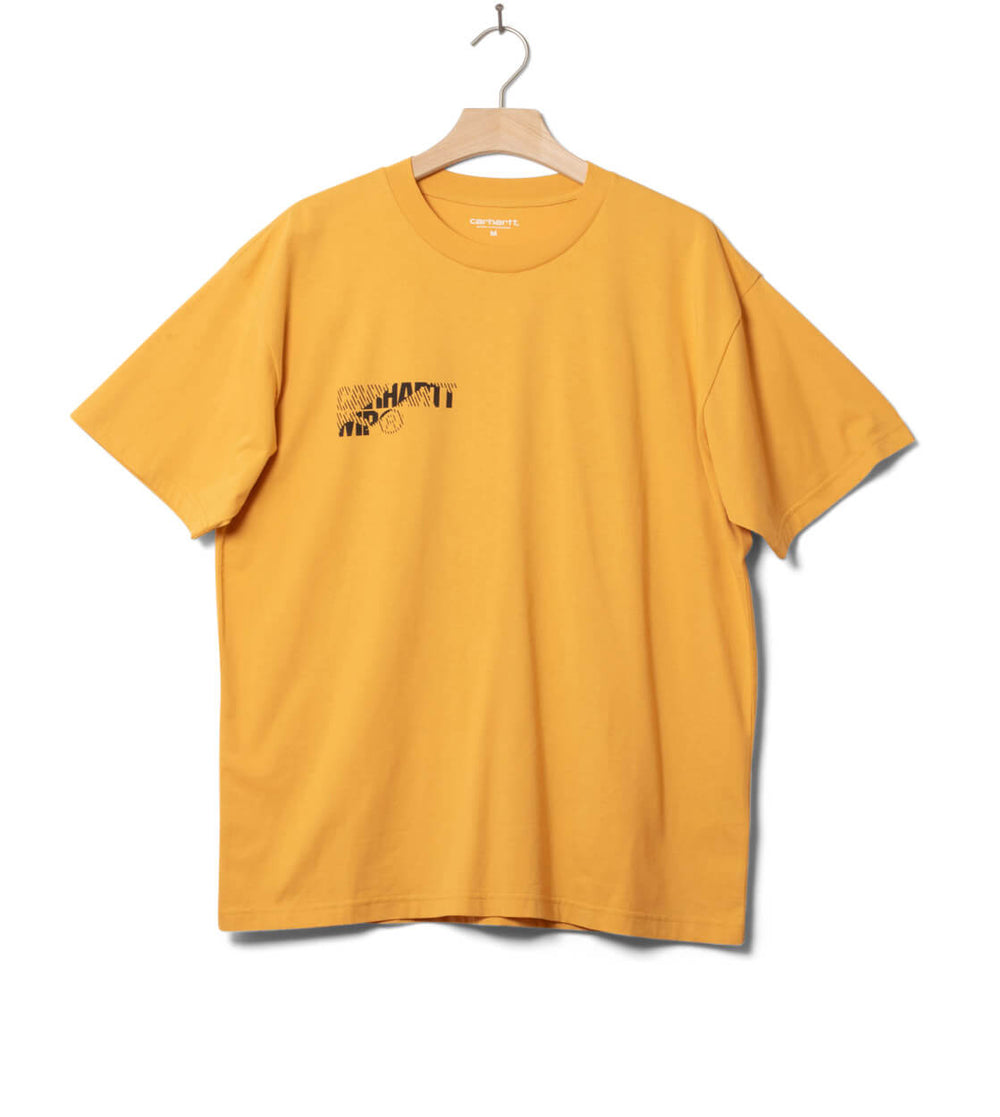 Carhartt WIP T-Shirt Jalou C yellow winter/spice black