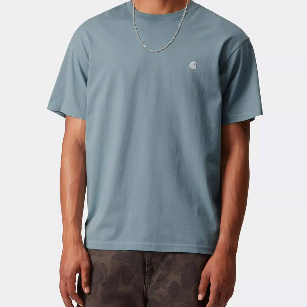 Carhartt WIP T-Shirt Madison blue citadel/wax