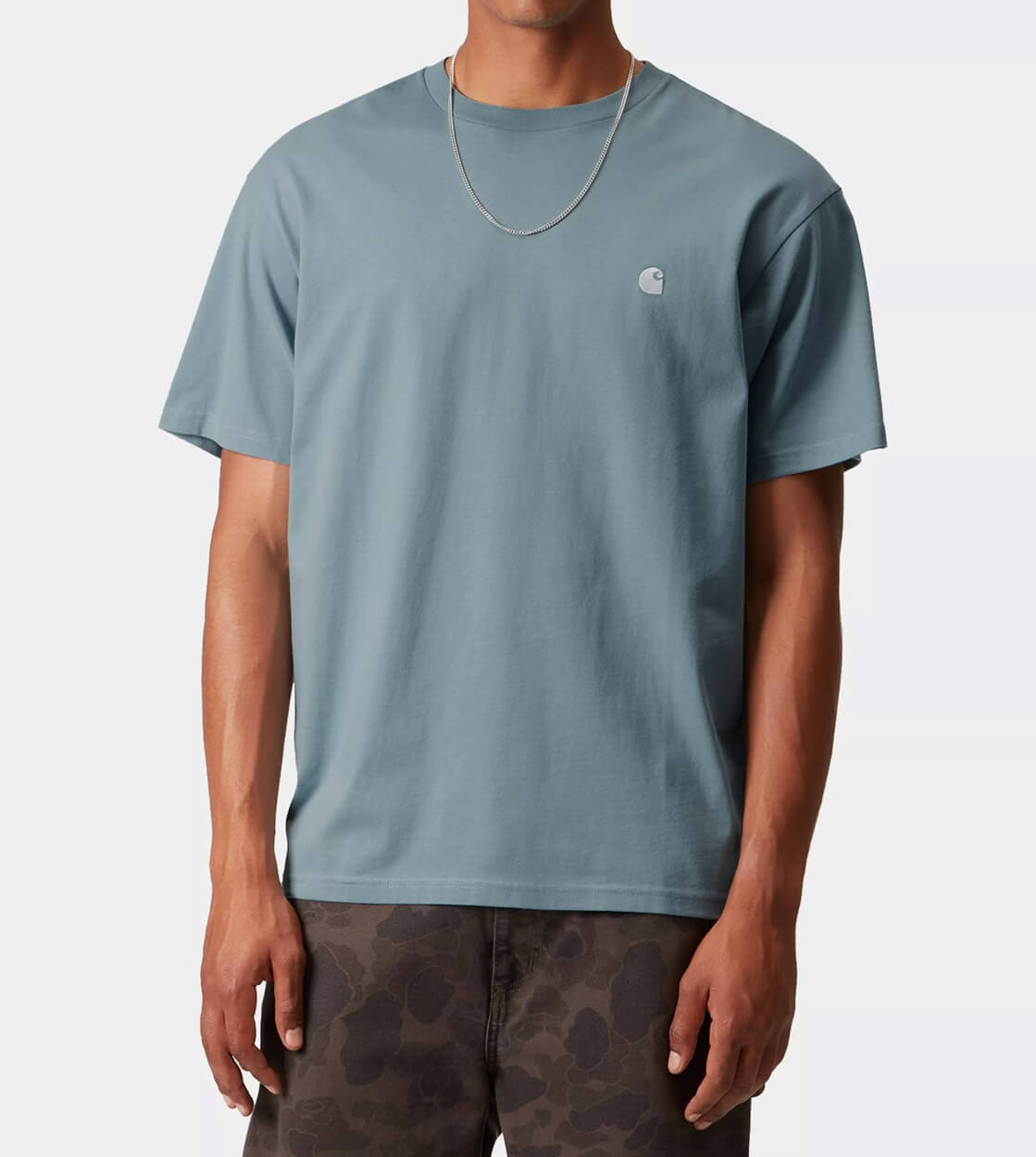 Carhartt WIP T-Shirt Madison blue citadel/wax
