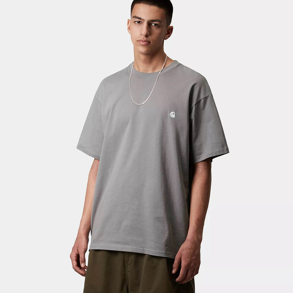 Carhartt WIP T-Shirt Madison grey yosemite/white