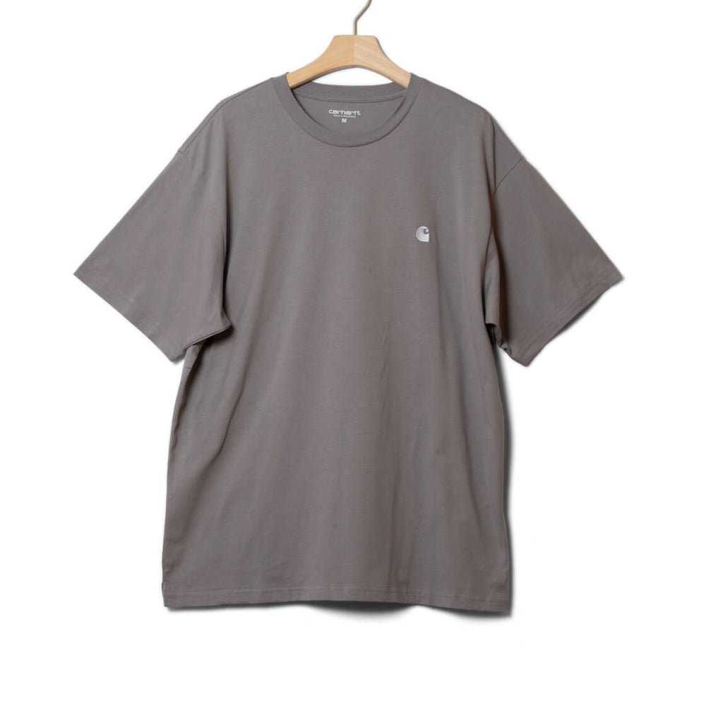 Carhartt WIP T-Shirt Madison grey yosemite/white