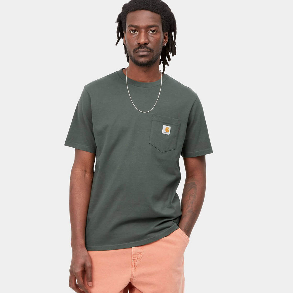 
                      
                        Carhartt WIP T-Shirt Pocket green hemlock
                      
                    