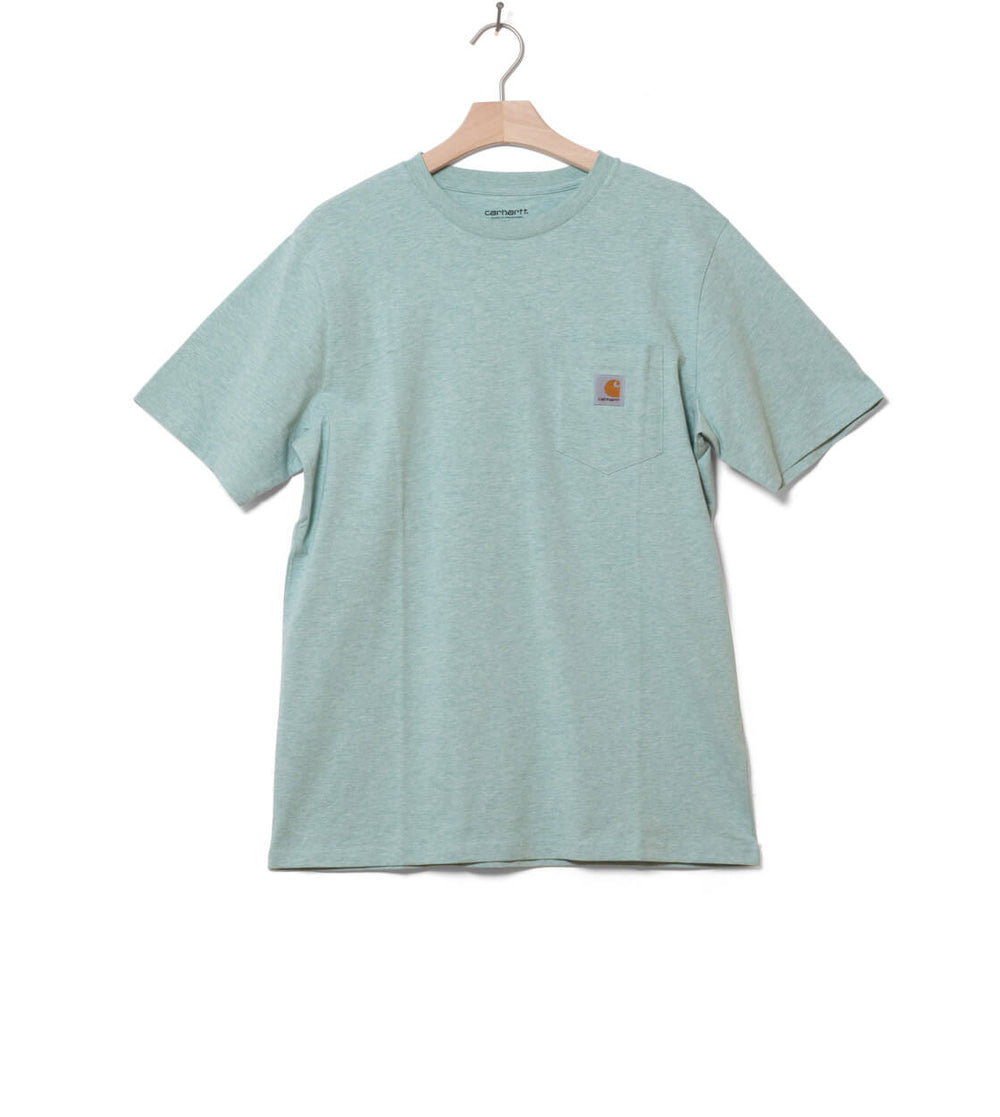 Carhartt WIP T-Shirt Pocket green zola heather
