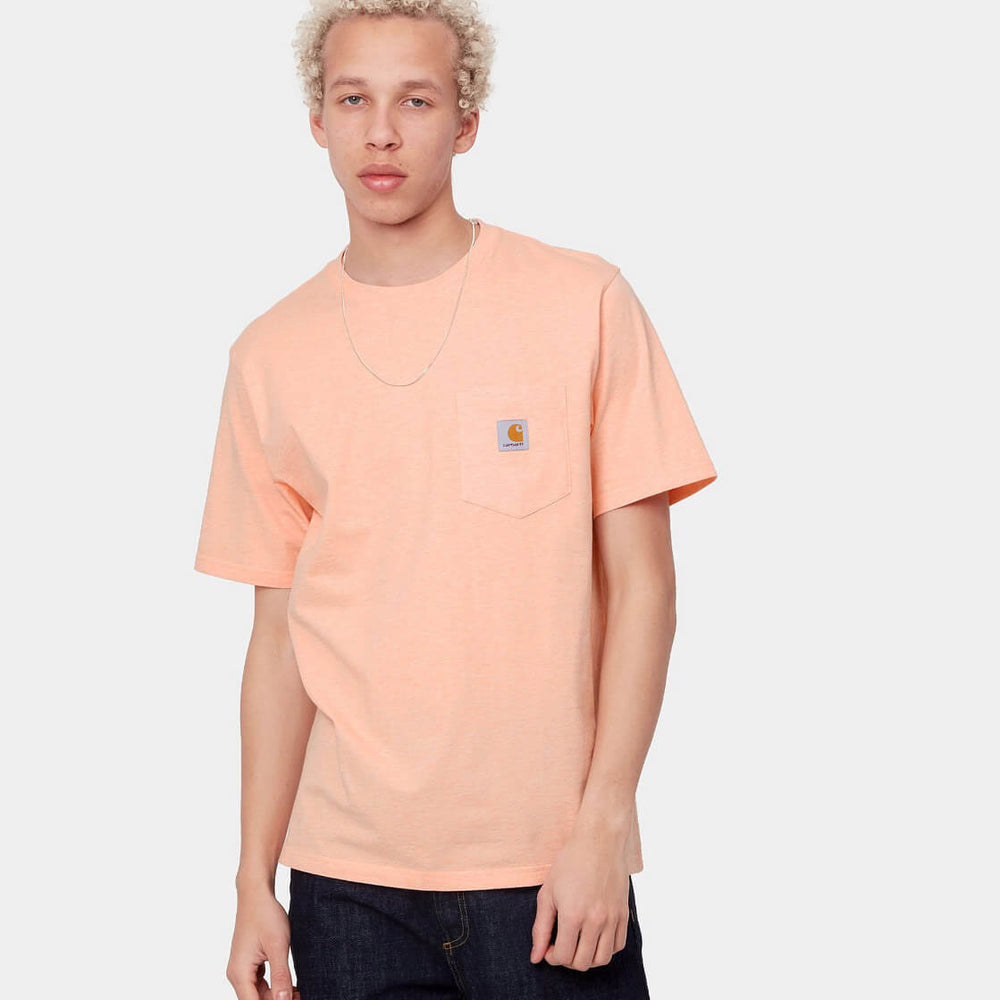 
                      
                        Carhartt WIP T-Shirt Pocket orange grapefruit heather
                      
                    