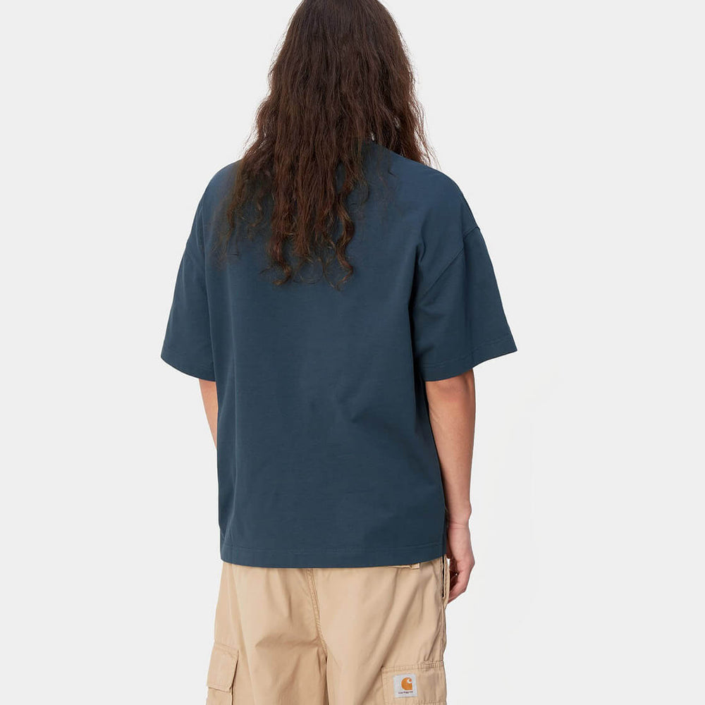 
                      
                        Carhartt WIP T-Shirt Script Link blue/white
                      
                    