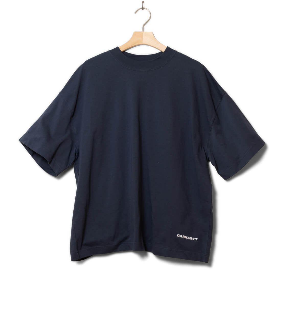 Carhartt WIP T-Shirt Script Link blue/white