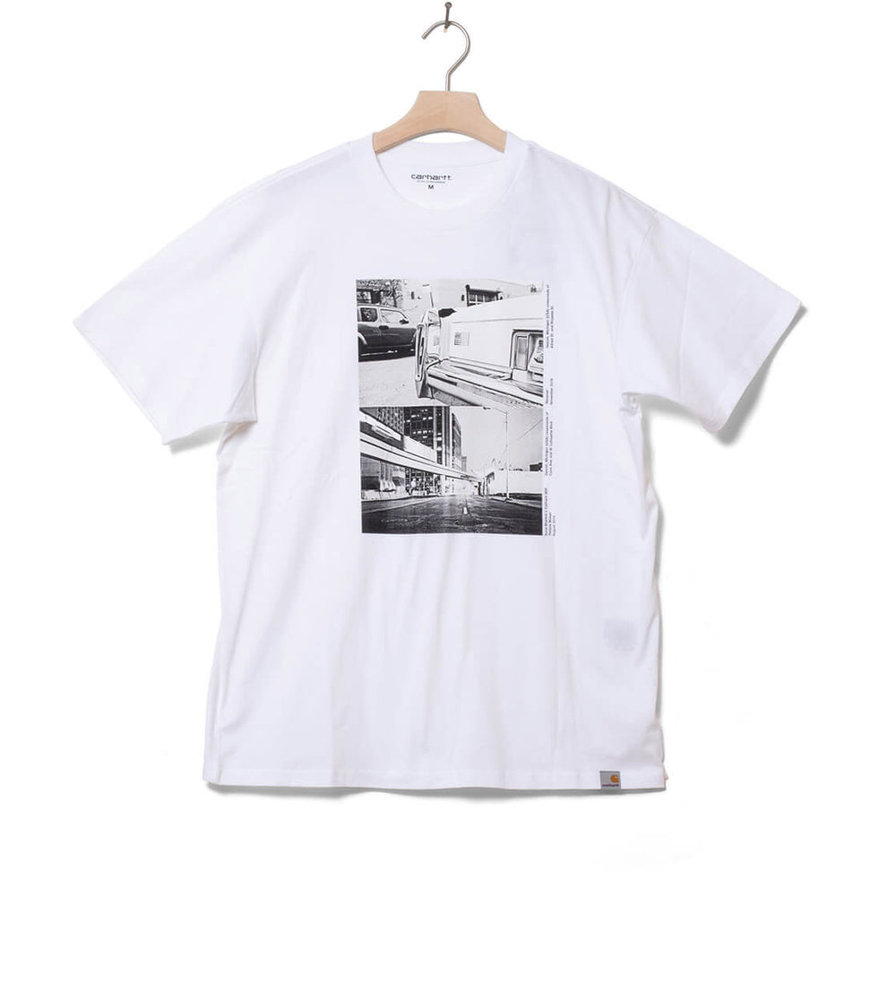 Carhartt WIP T-Shirt Suray Bhamra Reverse white