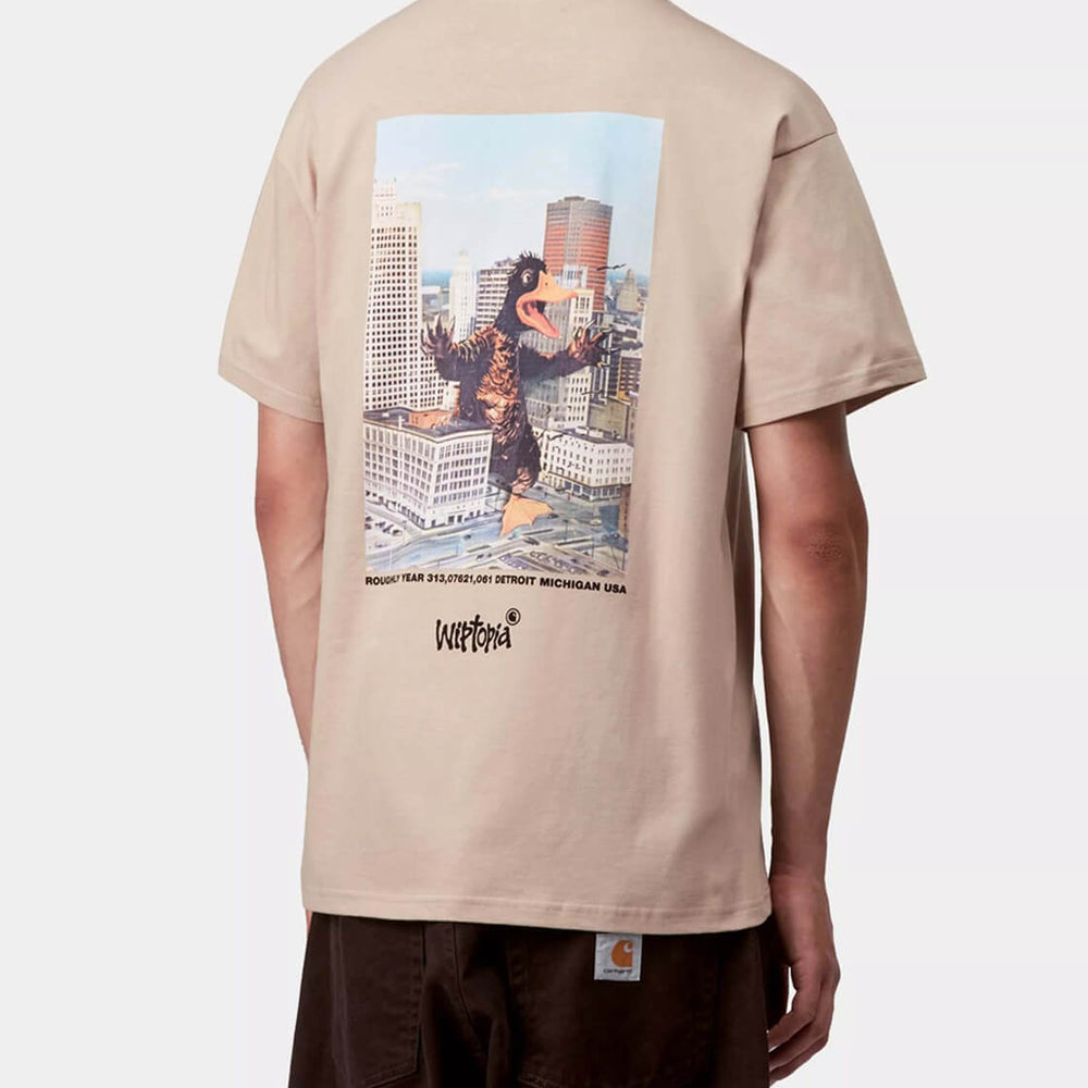 Carhartt WIP T-Shirt Wiptopia beige wall