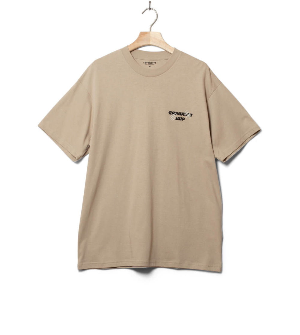 Carhartt WIP T-Shirt Wiptopia beige wall