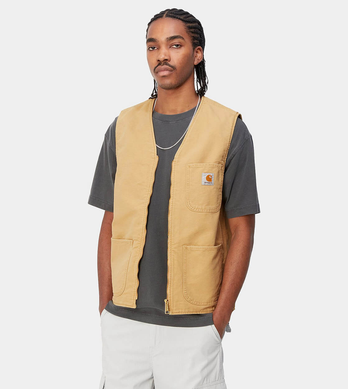 Carhartt WIP Vest Arbor beige bourbon