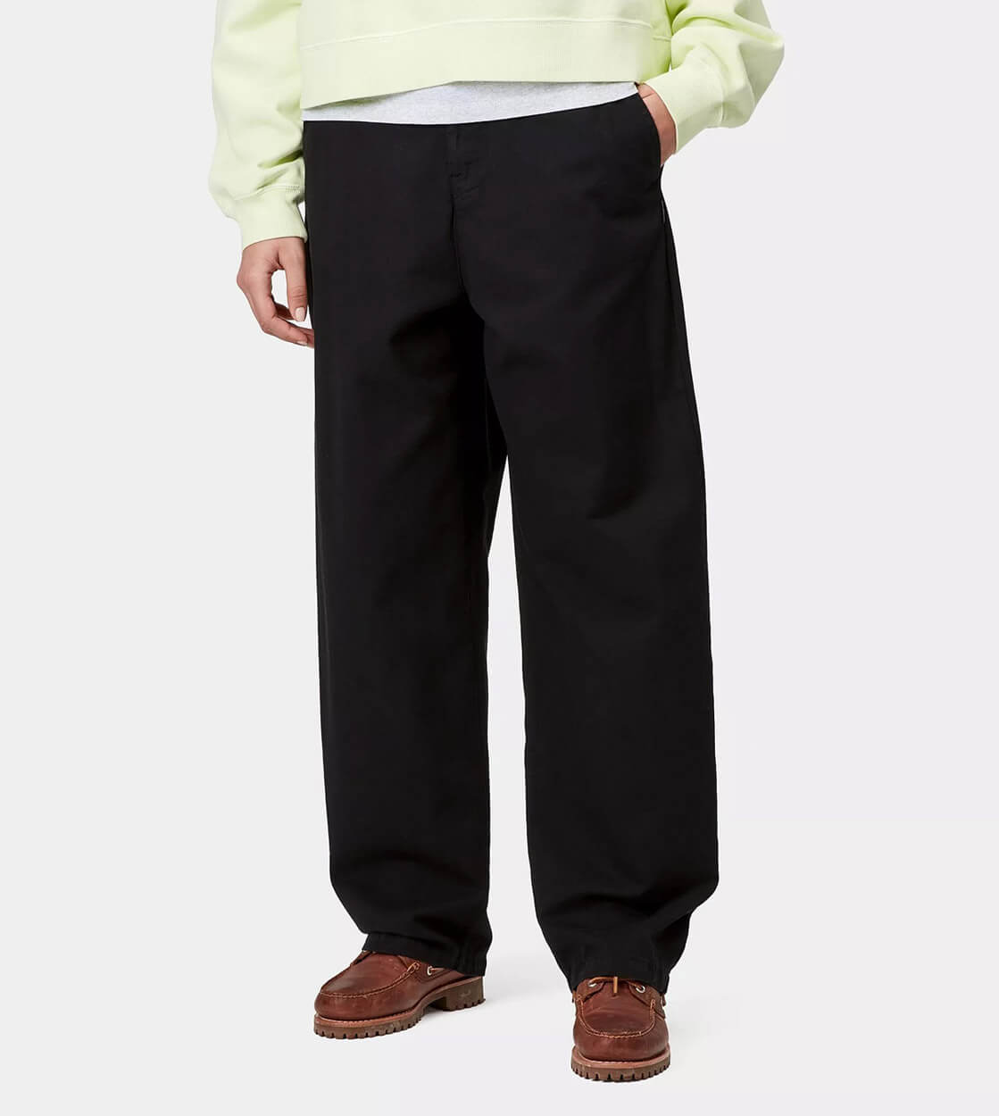 Carhartt WIP W Pants Brady black garment dyed softener