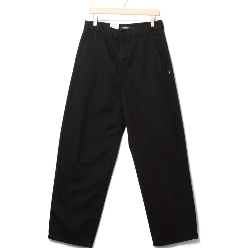Carhartt WIP W Pants Brady black garment dyed softener