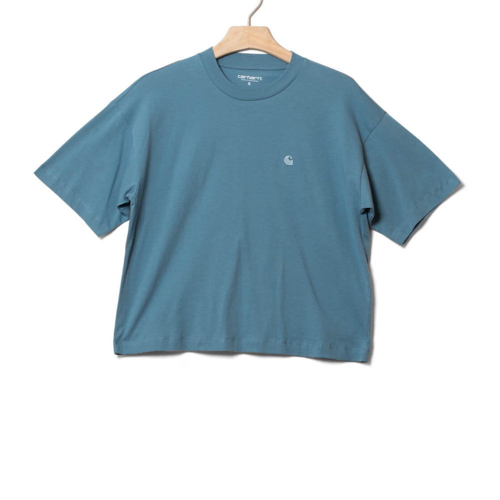 Carhartt WIP W T-Shirt Chester blue clay