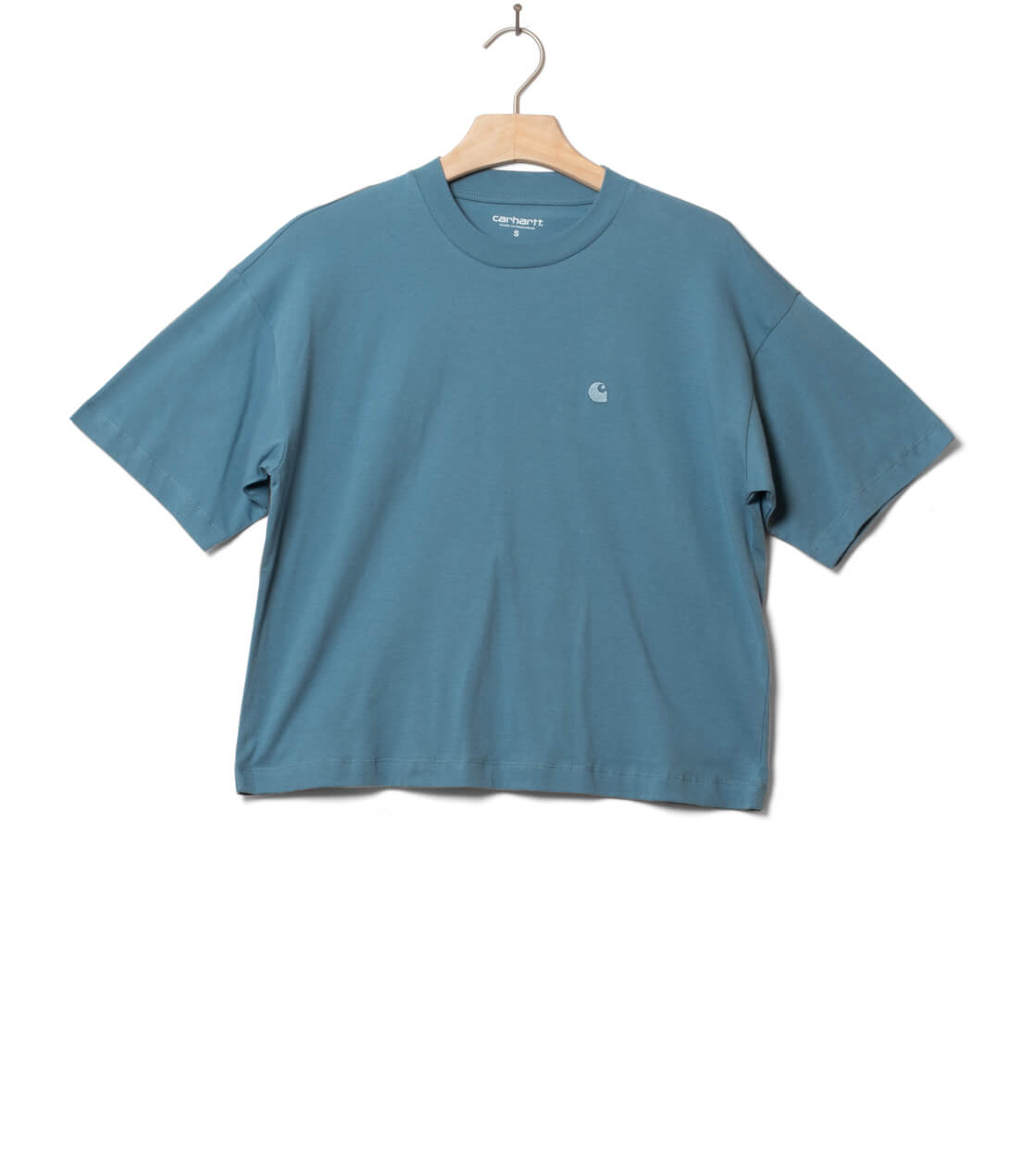 Carhartt WIP W T-Shirt Chester blue clay