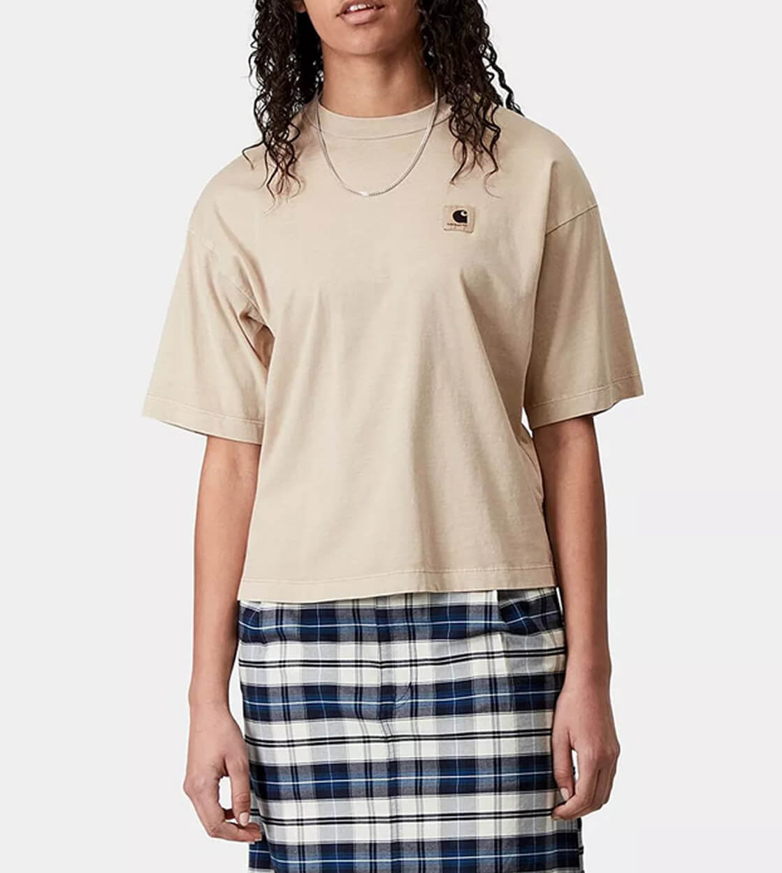 Carhartt WIP W T-Shirt Nelson beige fleur del sel