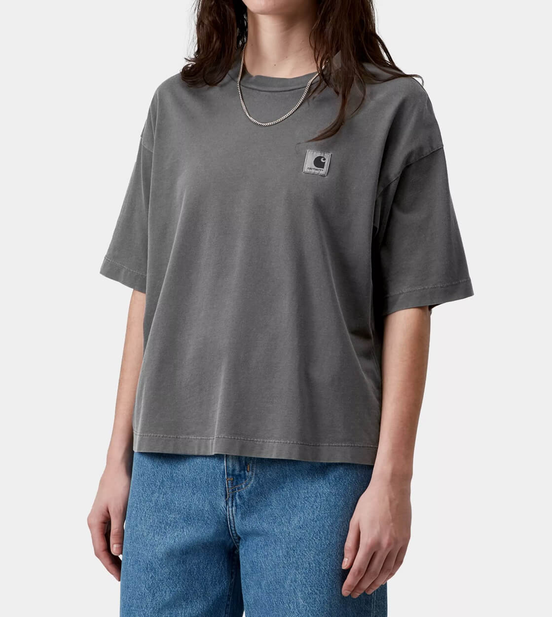 Carhartt WIP W T-Shirt Nelson black garment dyed