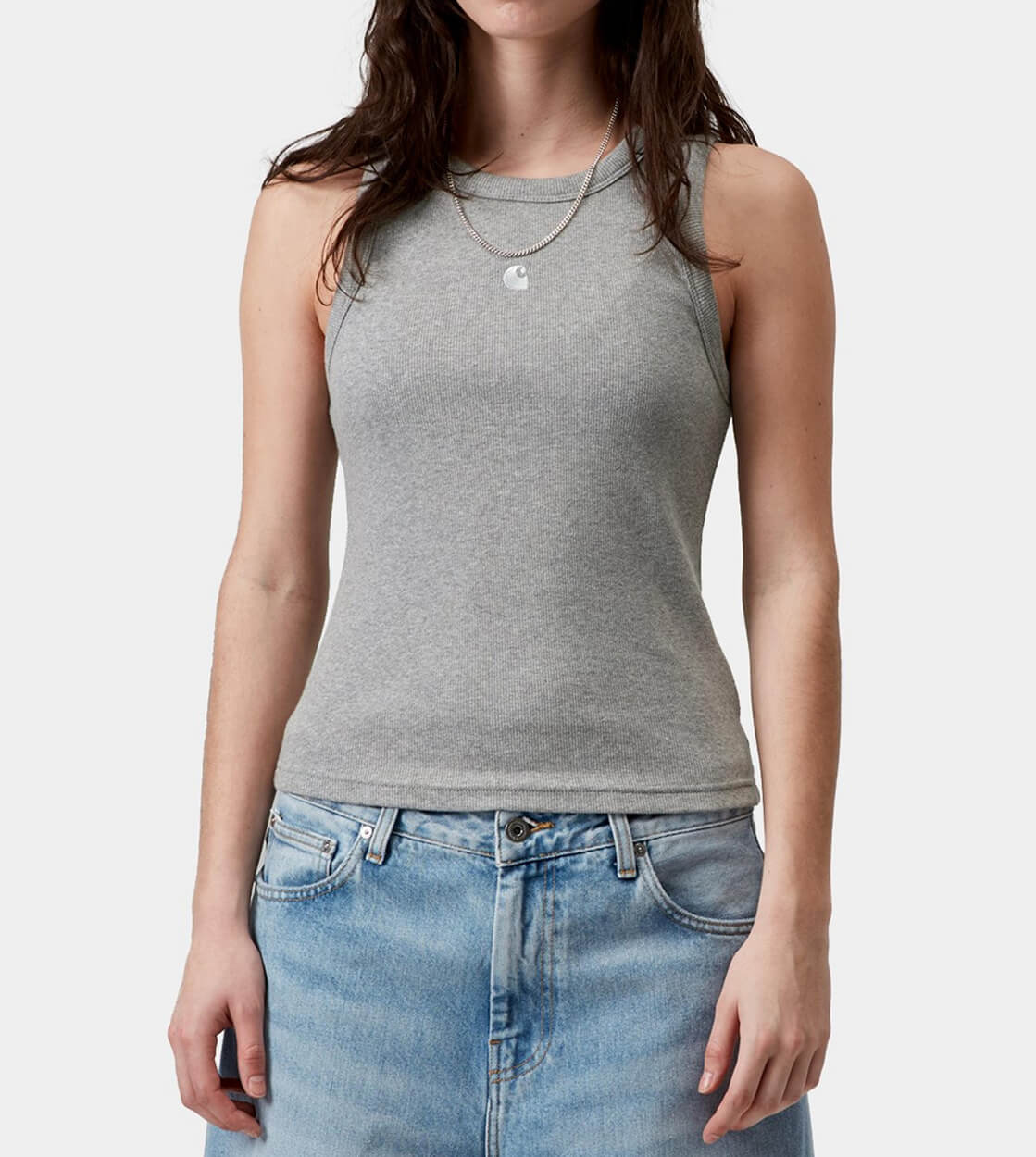 Carhartt WIP W Top Philips A-Shirt grey heather