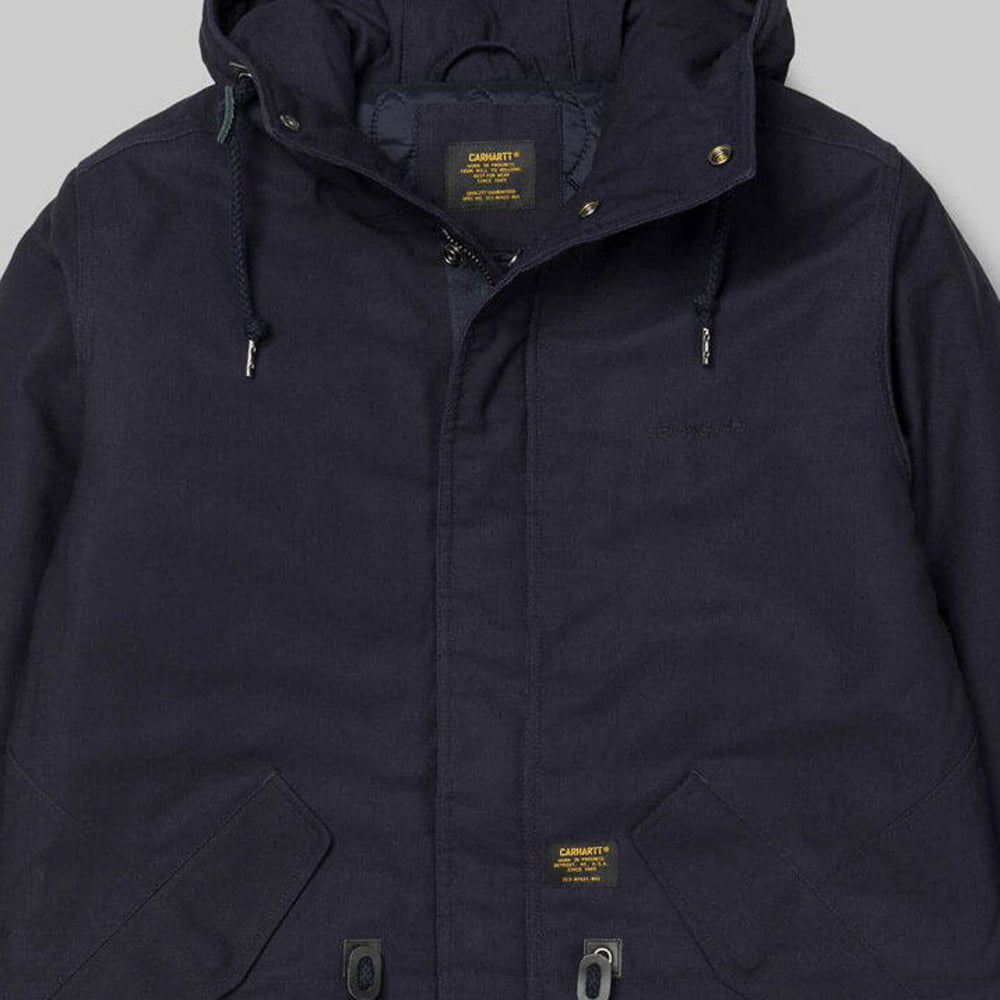 Carhartt WIP Winterjacket Clash Parka blue navy