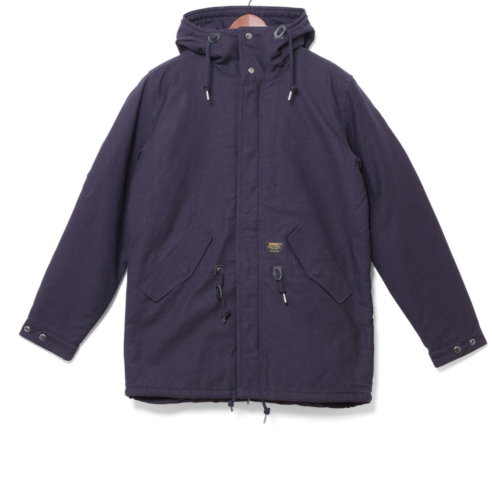 Carhartt WIP Winterjacket Clash Parka blue navy