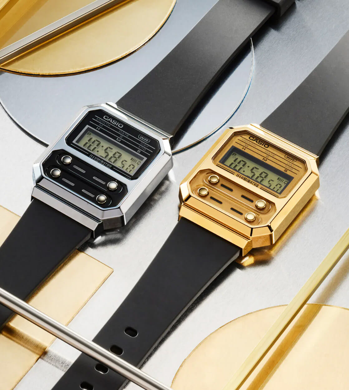 Casio Watch A100WEFG gold