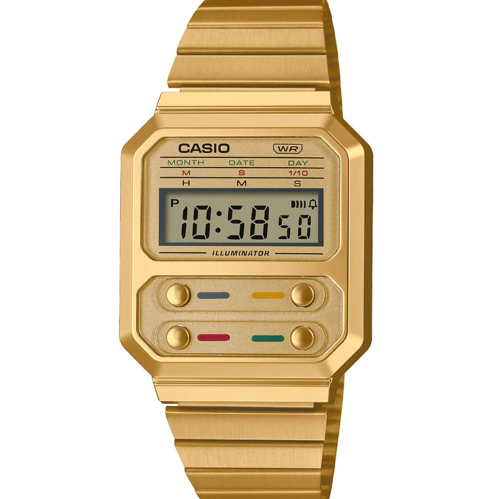 Casio Watch A100WEG gold