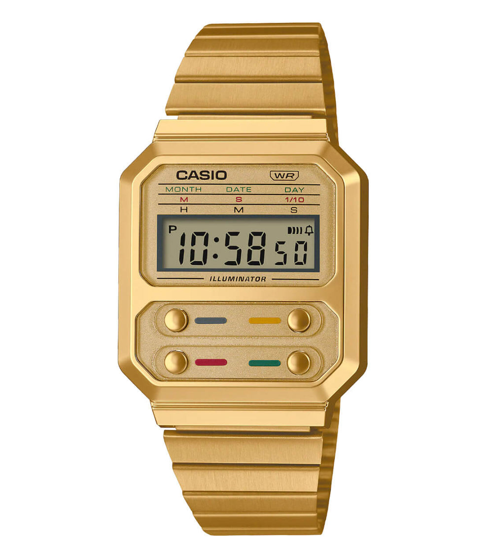 Casio Watch A100WEG gold