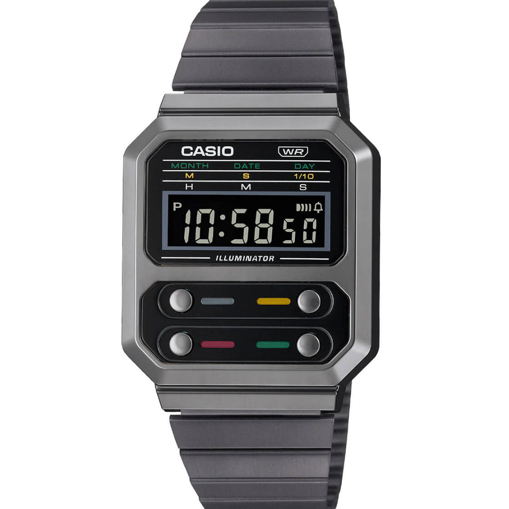 
                      
                        Casio Watch A100WEGG silver/black
                      
                    