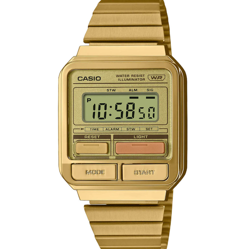 Casio Watch A120WEG gold