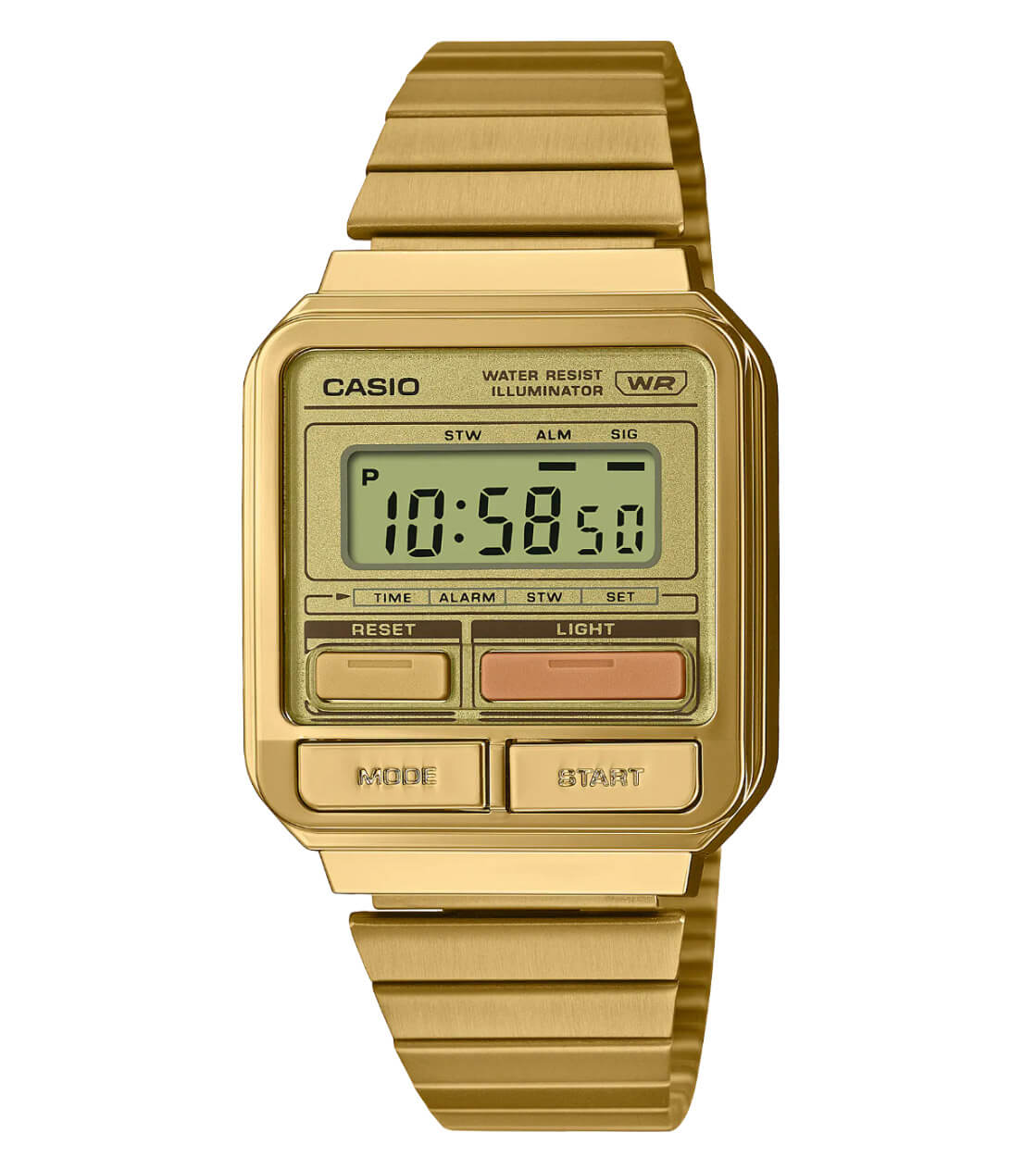 Casio Watch A120WEG gold