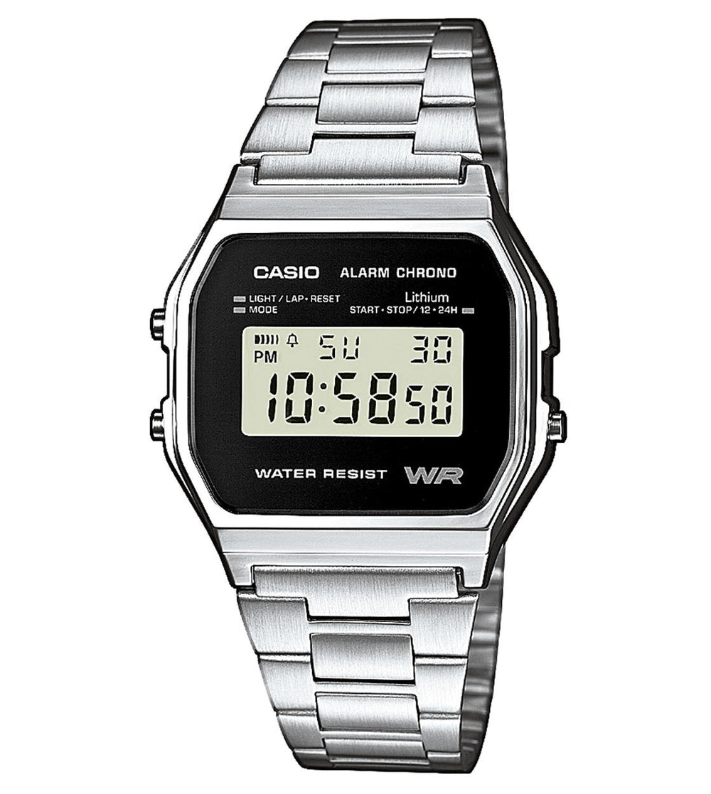 Casio Watch A158WEA silver/black