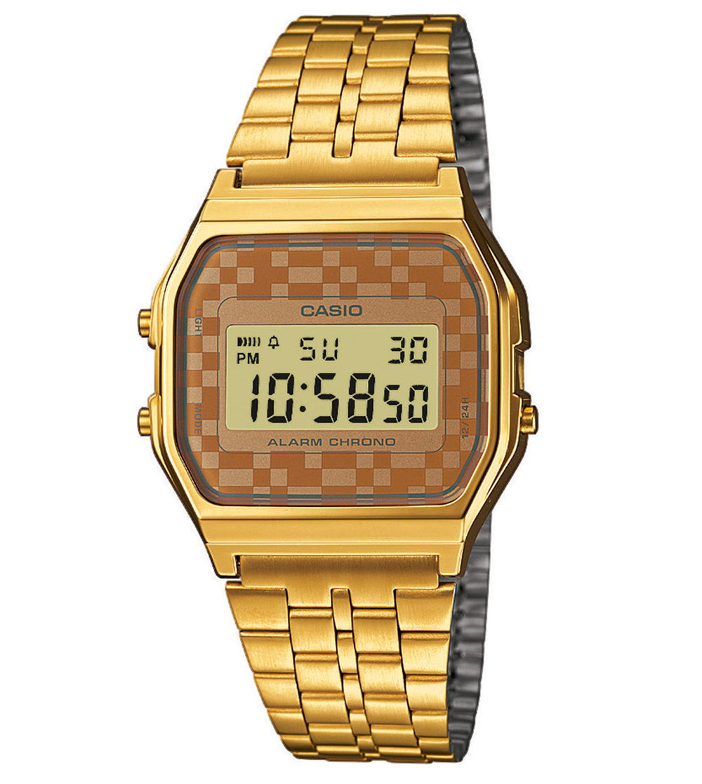 Casio Watch A159WGEA gold/orange