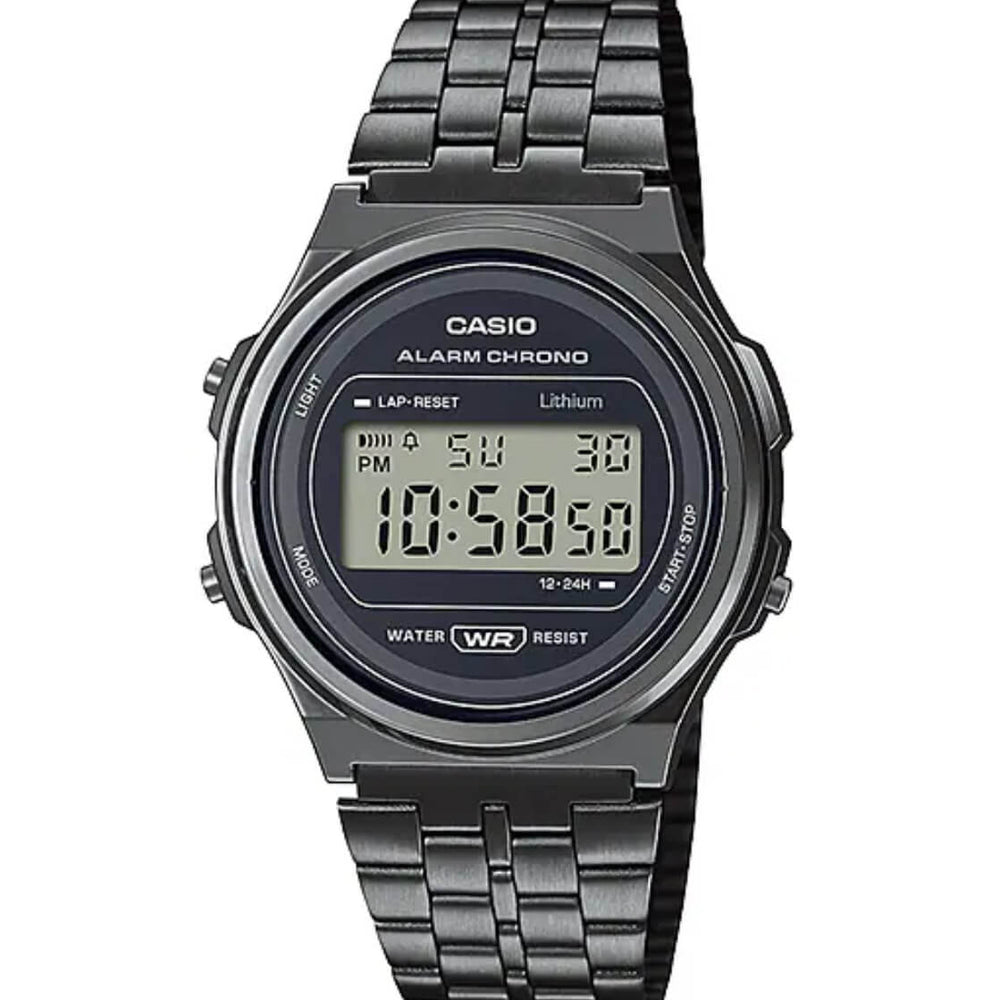 Casio Watch A171WEGG silver/black