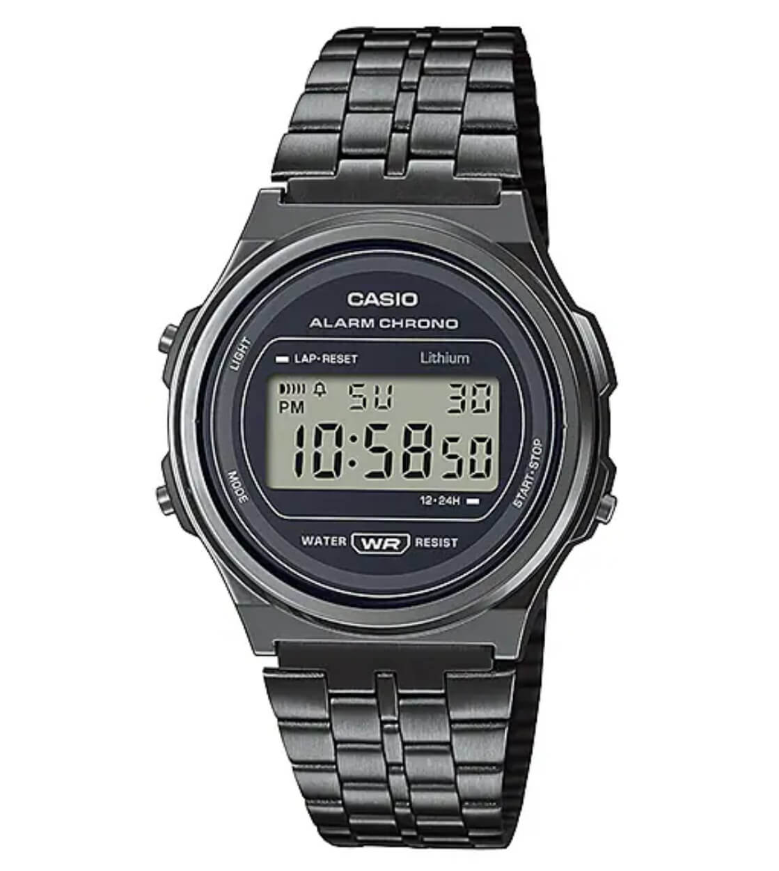 Casio Watch A171WEGG silver/black