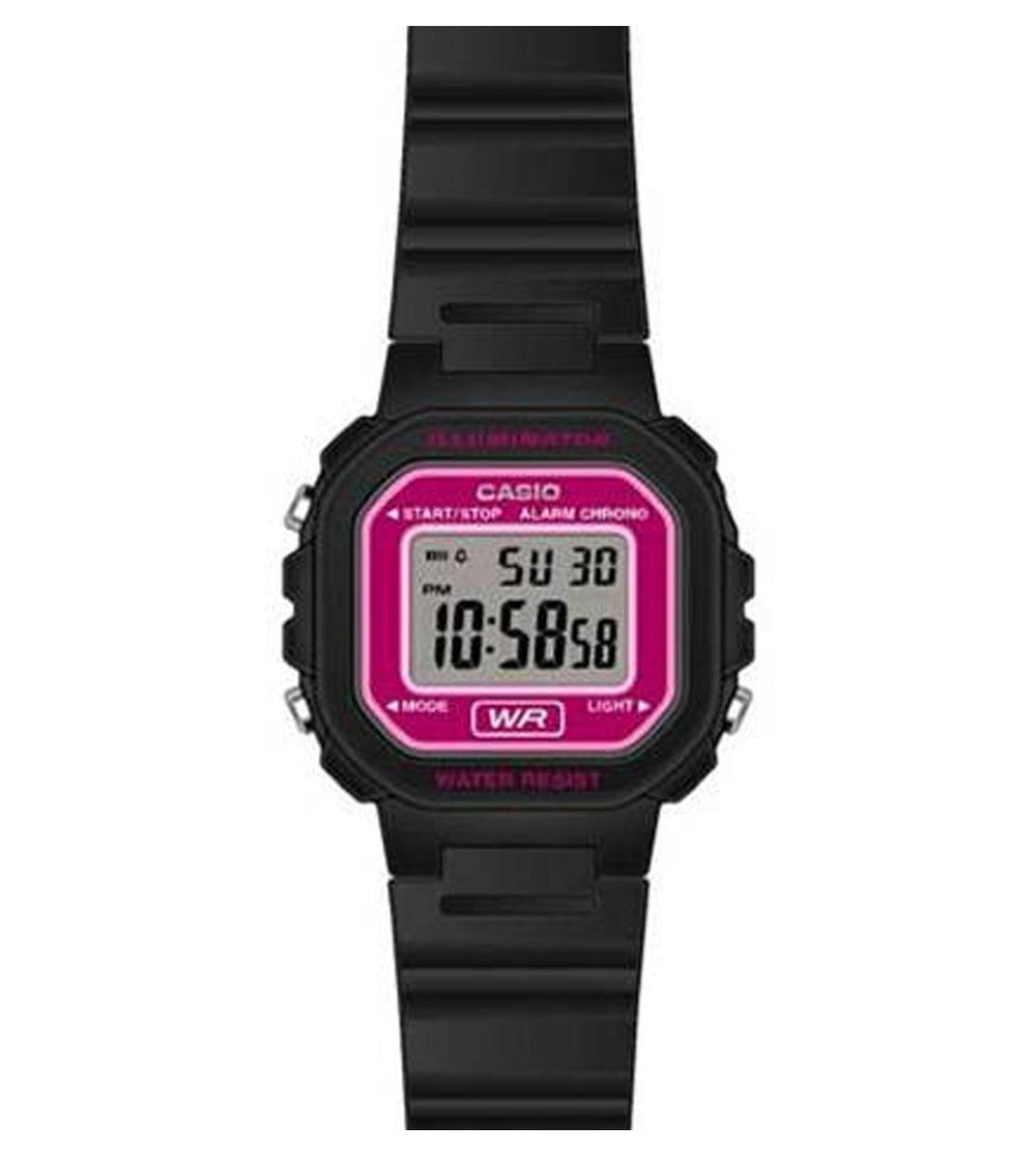 Casio Watch LA-20WH black/pink