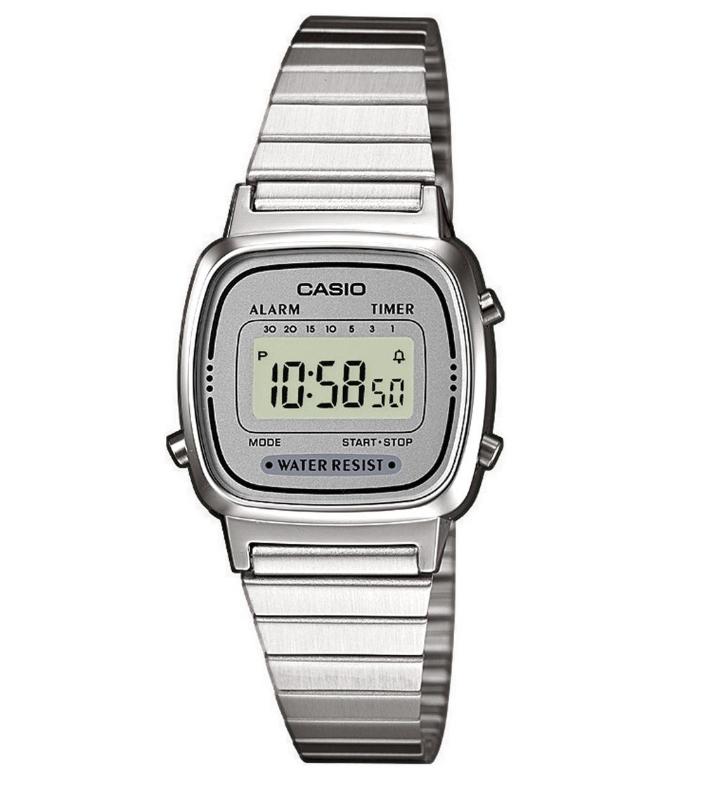 Casio Watch LA670WEA silver/silver