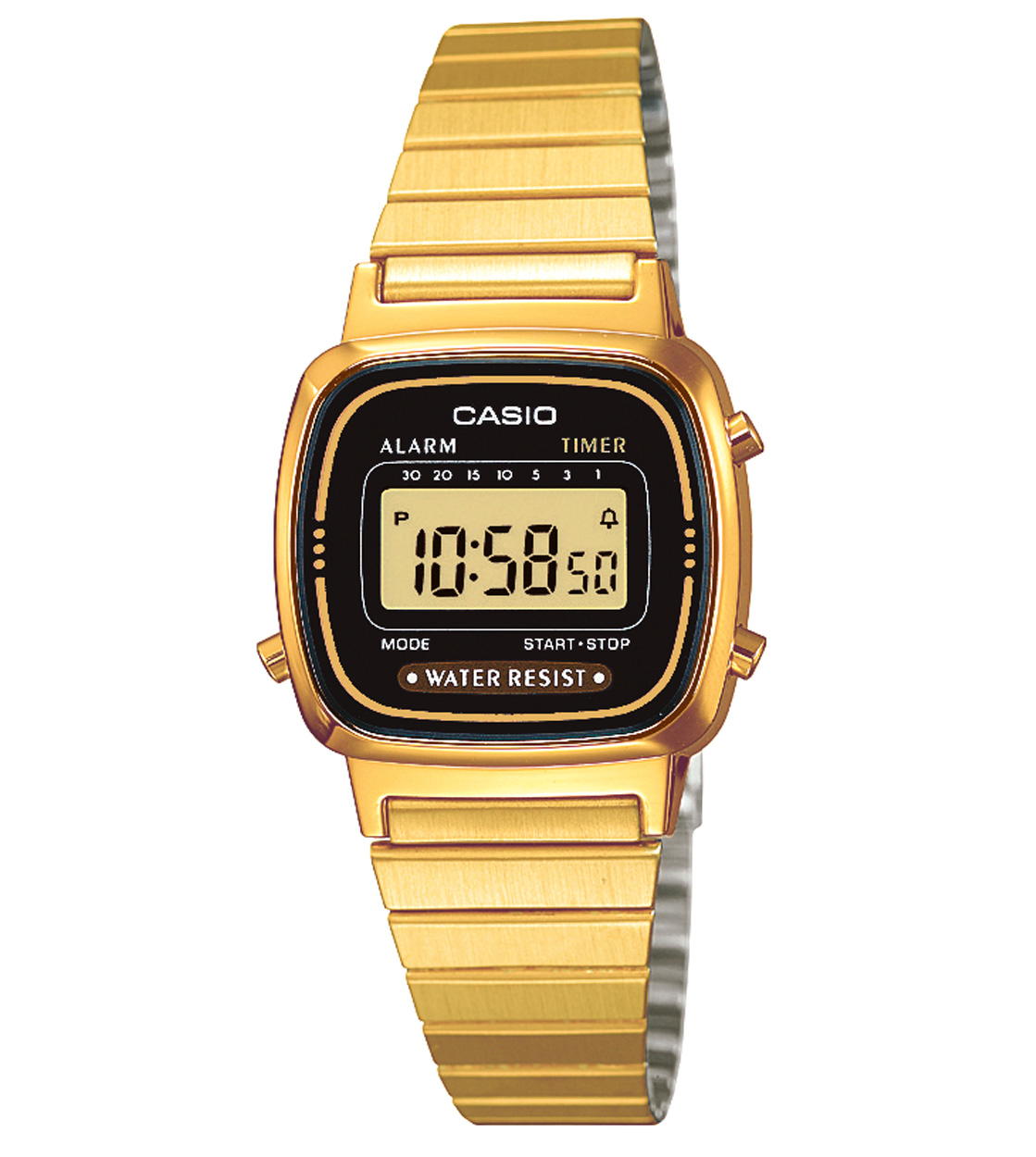 Casio Watch LA670WEGA gold/black