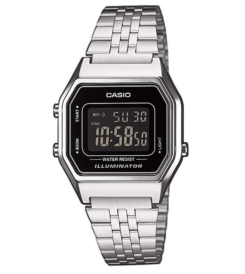 Casio Watch LA680WEA silver/black