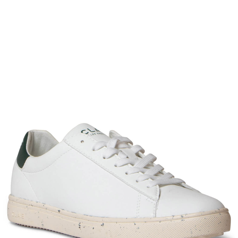 Clae Shoes Bradley Vegan white trekking green