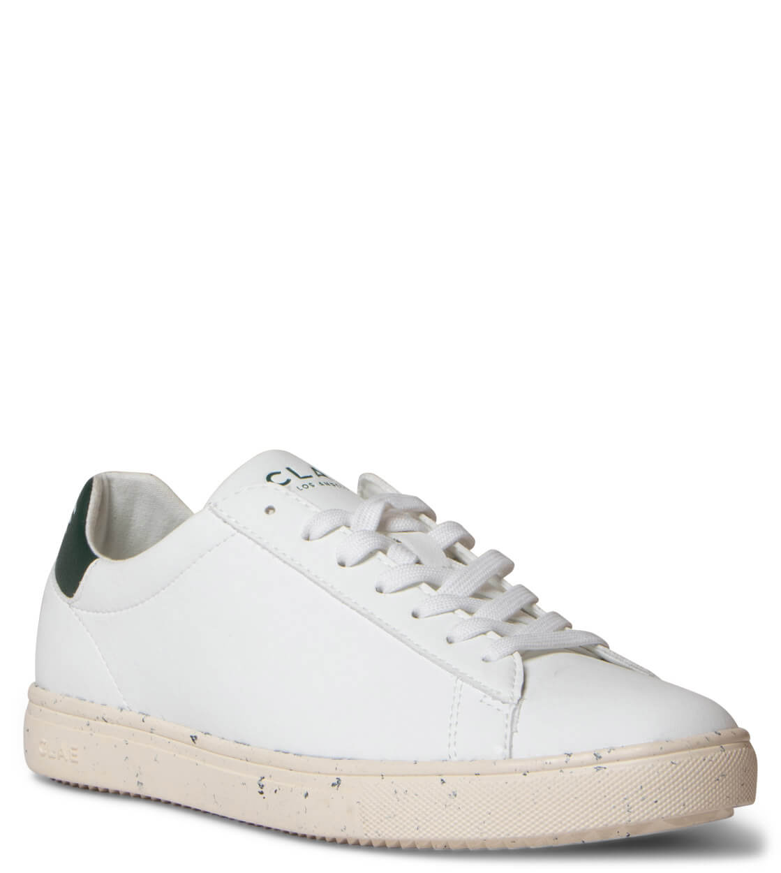 Clae Shoes Bradley Vegan white trekking green