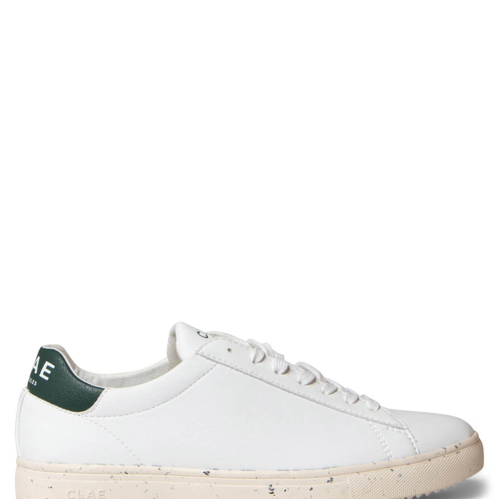 Clae Shoes Bradley Vegan white trekking green