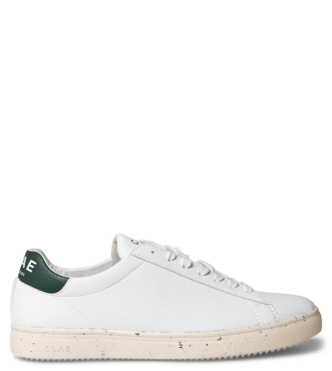 Clae Shoes Bradley Vegan white trekking green