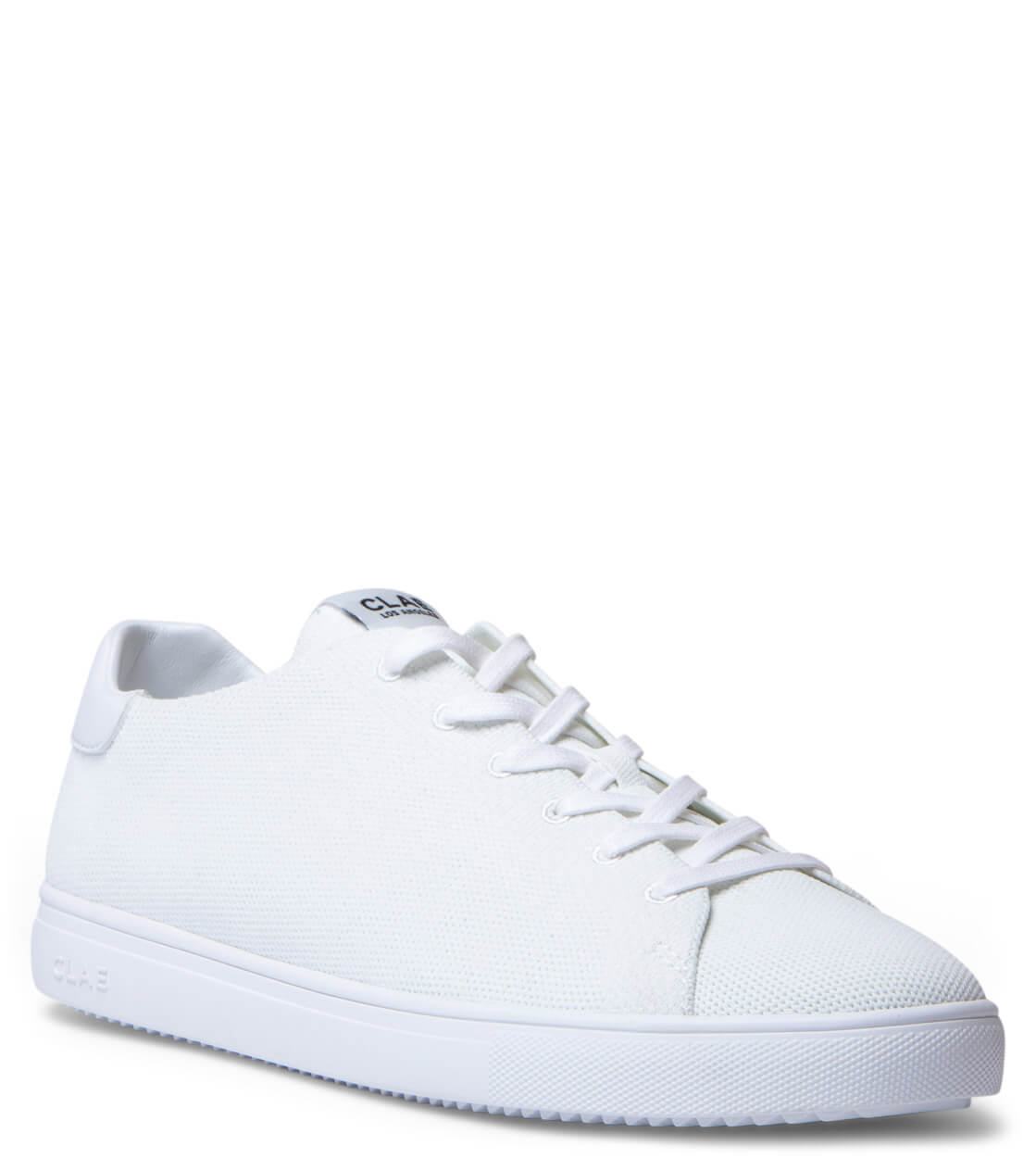 Clae Shoes Bradley white knit triple